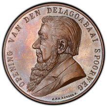 Load image into Gallery viewer, South Africa. 1895 Medal, PCGS SP67. On the completion of the Pretoria-Delagoa Bay Railway.