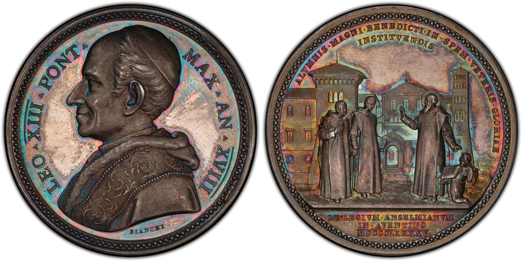 Italian States, Papal States. 1895 Medal, PCGS SP64.