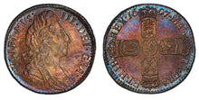 Load image into Gallery viewer, Great Britain; England. William III. 1697 Sixpence, PCGS MS64. Beautifully toned.