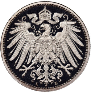 Germany, Empire. 1910-E Mark, PCGS PR67DCAM. Unbelievable Mirrors, NGC Plate Coin.