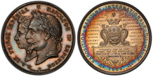 Load image into Gallery viewer, France. 1868 Le Havre Maritime Exhibition Medal, PCGS SP64. Fantastically toned.