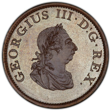 Load image into Gallery viewer, Ireland. George III. 1805 Bronzed Copper Halfpenny, PCGS PR66.