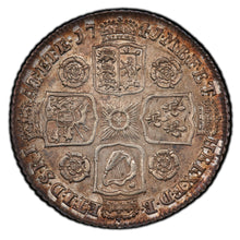 Load image into Gallery viewer, Great Britain. George II. 1741/39 Shilling, PCGS AU53. Very scarce overdate.