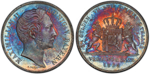 German States, Bavaria. 1854 2 Thaler, PCGS MS63.