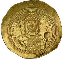 Load image into Gallery viewer, Byzantine Empire. Constantine IX Monomachus. (1042-1055 AD) Histamenon Nomisma, NGC MS Strike 5/5, Surface 5/5, &quot;die shift&quot;.